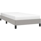  Za krevet svjetlosivi 100 x 200 cm od tkanine | shoptok.hr