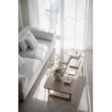 Rowico Klubska mizica z mizno ploščo v hrastovem dekorju v svetli naravni barvi 70x160 cm Driscoll – | Shoptok.si