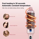 INF Volumizirajoča krtača za nadzor temperature, roza EU vtič - keramični ravnalnik in kodralnik las, (5000138819) | Shoptok.si