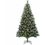  Umjetno božićno drvce 150 cm 150 LED lampica Topla bijela - 150 cm s LED svjetlima | shoptok.hr