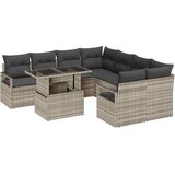  Sjedeća garnitura za vrt 9 kom. 8-Broj sjedala Svijetlo siva Svjetlosiva 100 x 55 x 73 cm | shoptok.hr
