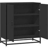 vidaXL Komoda crna 68x35x76 cm konstruirano drvo i metal | shoptok.hr