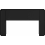  Glava kreveta s ormarićem s pohranom Crna 135 x 18,5 x 80 cm | Eponuda.com