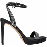Guess elegantne satenske sandale sa štiklom gfljzac SAT03 black Cene