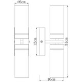  Brilagi - Kupatilsko zidno svetlo RAY 2xE14/40W/230V IP44 | Eponuda.com