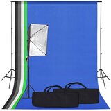  Fotografska oprema s rasvjetom softbox i pozadinom Cijene
