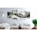  Slika na akrilnom staklu - The Wave of Green Glow [Glass] 100x50 | shoptok.hr