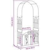  Vrtni lok s ključavnico Zelena 102 x 50 x 218 cm, (5000160769) | Shoptok.si