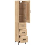  Visoka komoda hrasta sonome 34 5x34x180cm od konstruiranog drva | shoptok.hr
