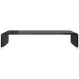  Za TV/Monitor Staklo Crni 60x25x11 cm | shoptok.hr