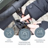 Zopa multifunkcionalna traka s karabinerom DELUXE (2 kom) – Black | shoptok.hr