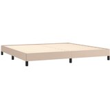  Krevet box spring s madracem cappuccino 200x200cm umjetna koža | shoptok.hr