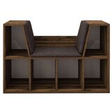 Hanah home polica za knjige livora rustic walnut | ePonuda.com