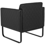MID.YOU Fotelj Aruba Black, Črna | Shoptok.si