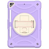 NIKCORP Ovitek za iPad 10.2 (9/8/7 Gen) s stojalom, ročajem in naramnim trakom, trislojna zaščita, držalo za pisalo, vijoličen, (5000138925) | Shoptok.si