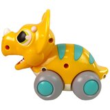 Dinosaur on Wheels Yellow Triceratops Figurine | Shoptok.si