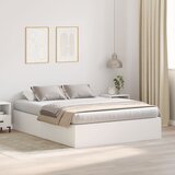 vidaXL Postelja z dodatnim prostorom za shranjevanje Bela 140x190 cm, (22051628) | Shoptok.si
