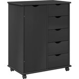 Mobilni ormar Siva 63,5 x 39 x 79 cm Čvrsto borovo drvo | shoptok.hr