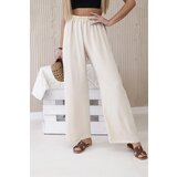 Kesi Włoski Wide-leg trousers beige | ePonuda.com