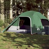  The Living Store Šotor za kampiranje za 4 osebe zelen vodoodporen - Šotor Za Kampiranje, (21487661) | Shoptok.si