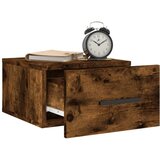 vidaXL Stenska nočna omarica dimljeni hrast 35x35x20 cm | Shoptok.si