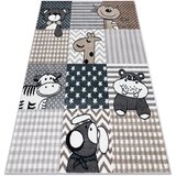 RugsX Preproge Preproga FUN Pets za otroke, živali siva 120x170 cm Siva | Shoptok.si