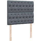  Krevet box spring s madracem tamnosivi 120 x 190 cm baršun | shoptok.hr