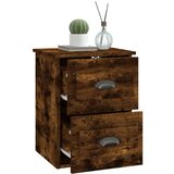  Zidni noćni ormarići 2 kom boja dimljenog hrasta 41 5x36x53 cm | shoptok.hr