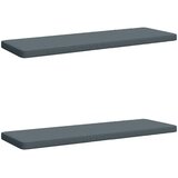  Jastučići za klupe - 2 dijela VUGHT 2 kom. 100% poliester Plava - Plava (melange) 150 x 50 cm 2 | shoptok.hr