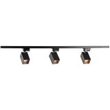 SPOT za šinski sistem SQUARE 3xGU10/10W/230V + 1 m šinski sistem | Eponuda.com