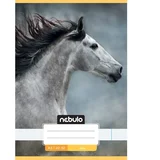 Spajalica obična bilježnica A5 20-32 Slatki uzorak - Konjić