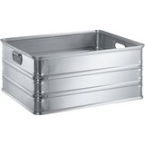Zarges transportni in podstavni voziček za posode za zlaganje iz aluminija, prostornina 117 l, primerno za transport na valjčnih progah Cene
