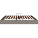  Otomanski krevet s pohranom Sivo-smeđa 200 x 200 cm tkanina | shoptok.hr