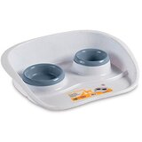 STEFANPLAST set dinner, podstavek in posode - sivo modra - 0,25+0,3 l Cene