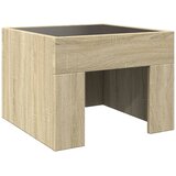  Noćni ormarić s beskonačnim LED boja hrasta sonome 40x40x30 cm | shoptok.hr
