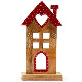 Viter novogodišnja dekorativna drvena kućica h22,5cm ( 79100 ) u