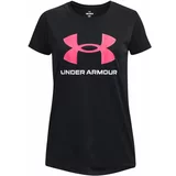Under Armour TECH SOLID PRINT FILL BL SSC Majica za djevojčice, crna, veličina