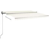  Samostojeća tenda na ručno uvlačenje 400 x 350 cm krem | shoptok.hr