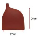 WALLXPERT keramička vaza dome short tile red | ePonuda.com