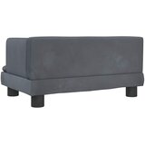  Krevet za pse tamnosivi 60 x 40 x 30 cm baršunasti | shoptok.hr