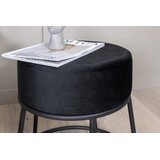 Venture Home okrugli puf Petra (art. 15573-888) ⌀45,5 × 46,5 cm, crna | shoptok.hr