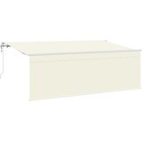  Povlačivi tende Krema 400 x 200 cm Poliester i aluminij | shoptok.hr