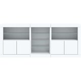 vidaXL Komoda s LED svjetlima bijela 162 x 37 x 67 cm | shoptok.hr