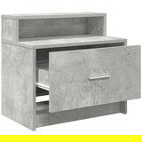 vidaXL Noćni ormarić s ladicom beton sivi 51x31x47 cm | shoptok.hr