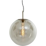 Light & Living Viseča svetilka v bronasti barvi s steklenim senčilom ø 48 cm Medina – | Shoptok.si