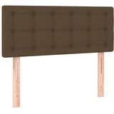  s oprugama i madracem tamnosmeđi 90 x 200 cm od tkanine | shoptok.hr