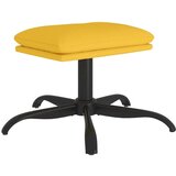  Stolček za noge gorčično rumen 60x60x36 cm blago, (20772400) | Shoptok.si