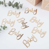 Ginger Ray® namizni okrasni konfeti oh baby! z napisom baby gold | Shoptok.si