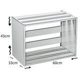 Hanah home noćni ormarić fuga shiny white | ePonuda.com
