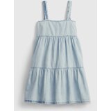 GAP Children's Denim Tiered Dress - Girls | Shoptok.si